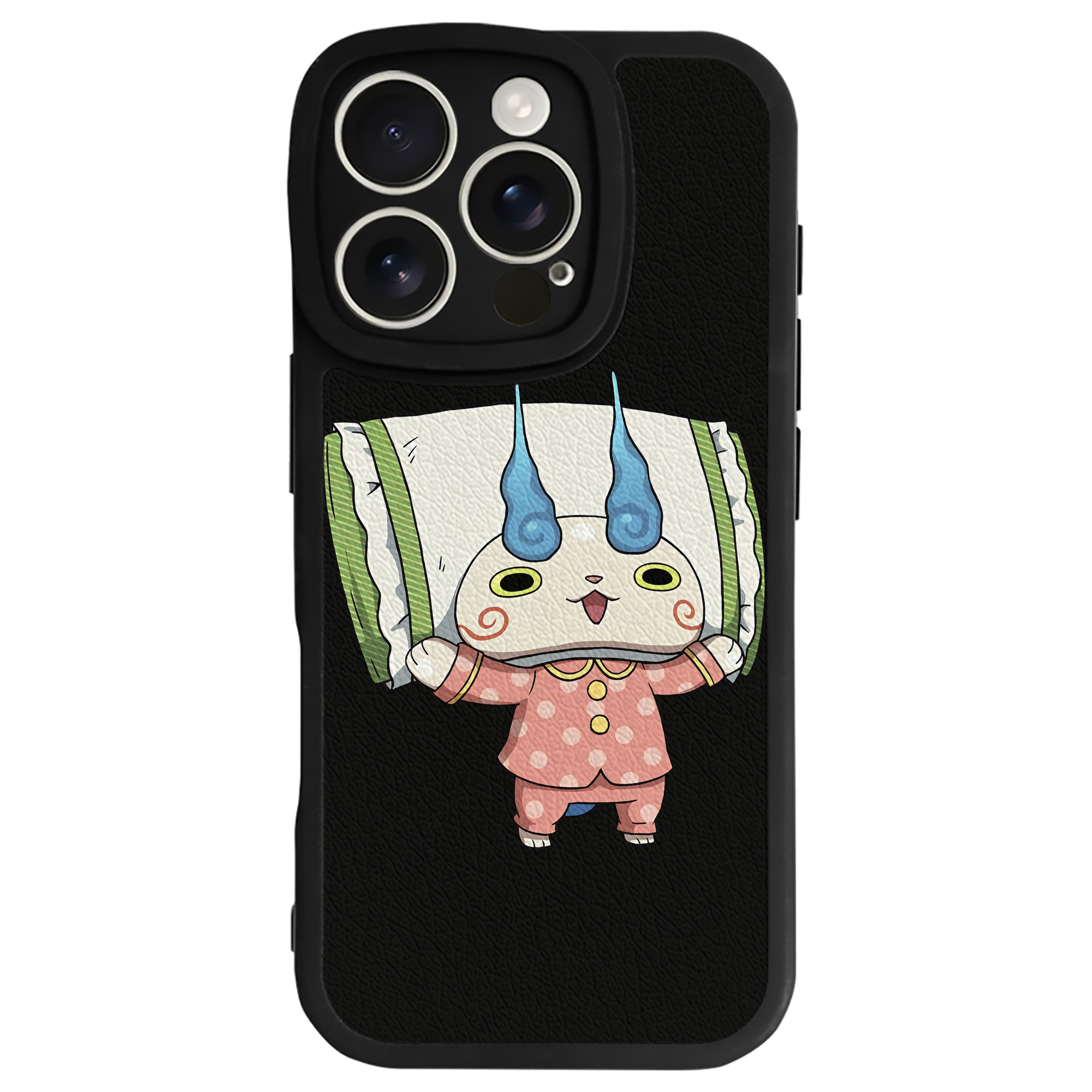 （画像用） 妖怪ウォッチ Yo-kai Watch 【iPhone 16シリーズ対応】シリコンスマホケース（レザー調） 材質：シリコン